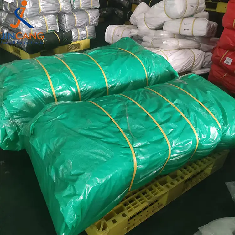 ผ้าใบกันน้ำสีเขียว 140 กรัม