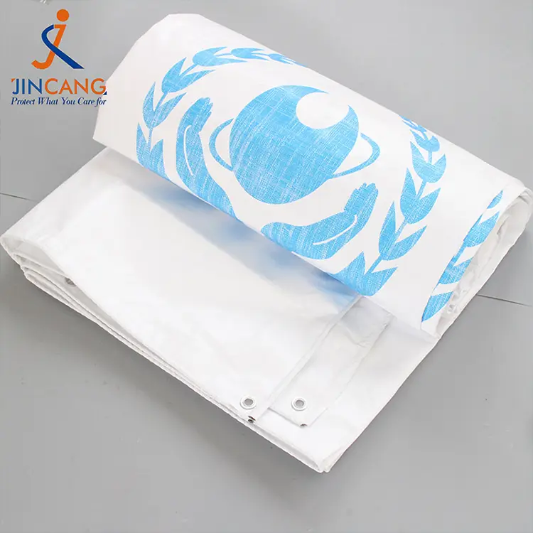 สีขาว 180 กรัมพร้อมผ้าใบกันน้ำ PE