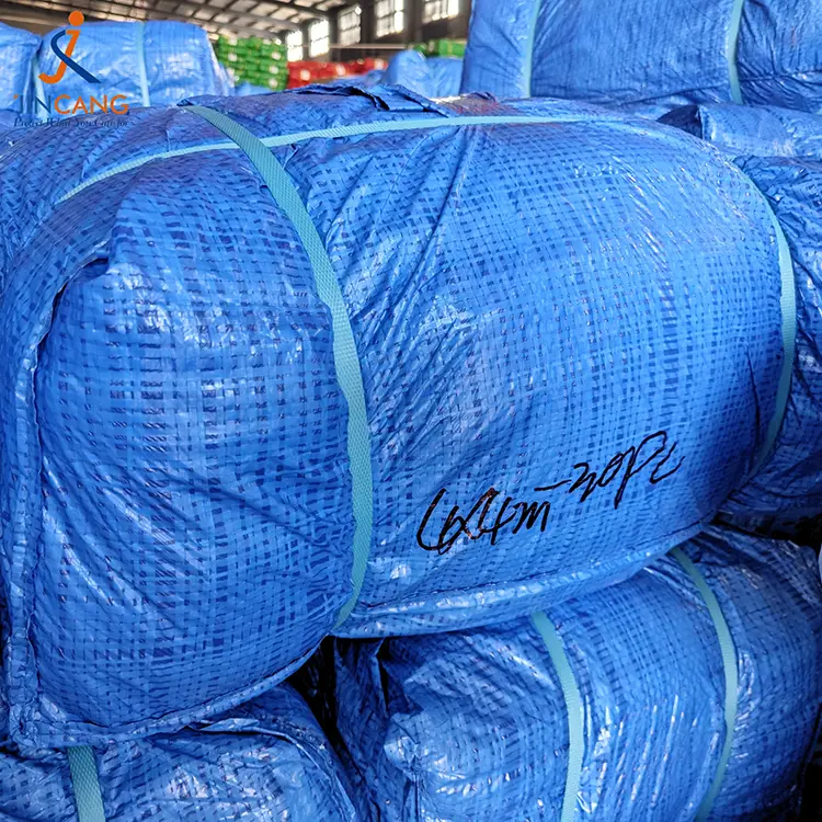 ผ้าใบกันน้ำ PE สีน้ำเงิน 50 แกรม