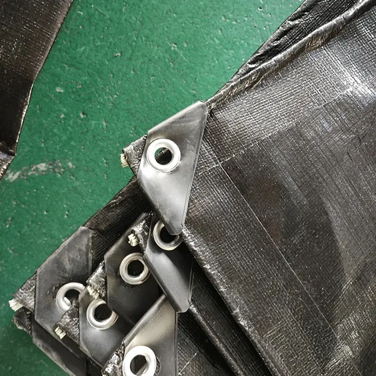 ผ้าใบกันน้ำ PE 200GSM สีดำ