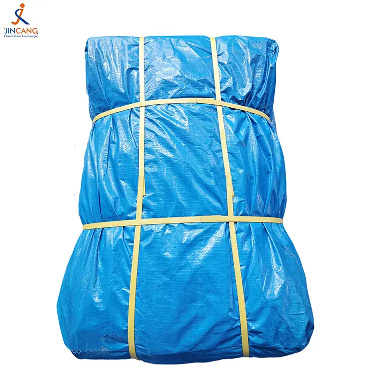 ผ้าใบกันน้ำสีน้ำเงิน 150GSM PE